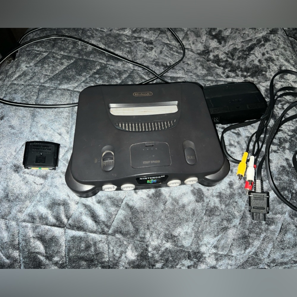 Nintendo 64 Launch Edition with Cables and Jumper Pak